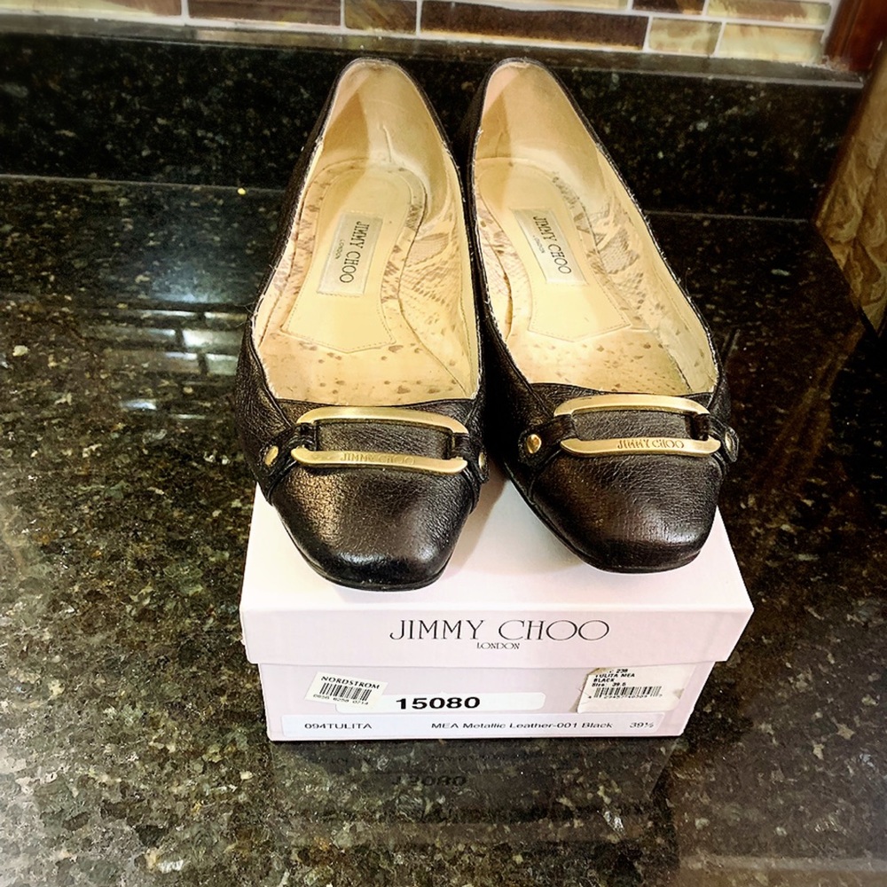 Jimmy Choo Leather Flats 🔥
